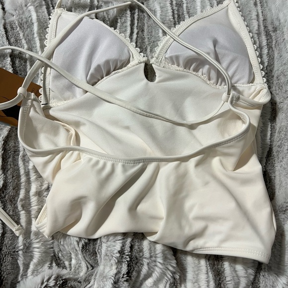 Shade & Shore White One Piece Swimsuit - Picture 5 of 5